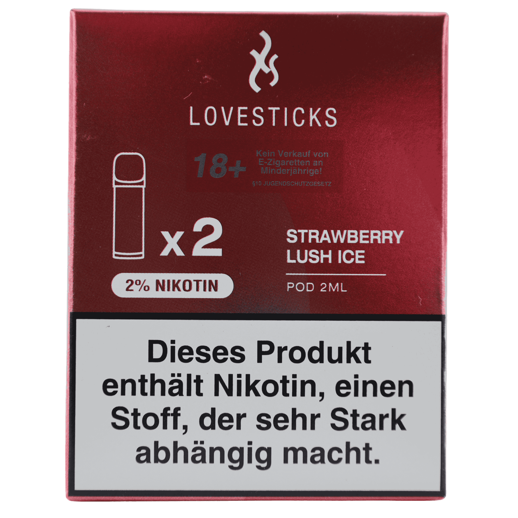Lovesticks - Luva Pod - Strawberry Lush Ice (2 Stück)