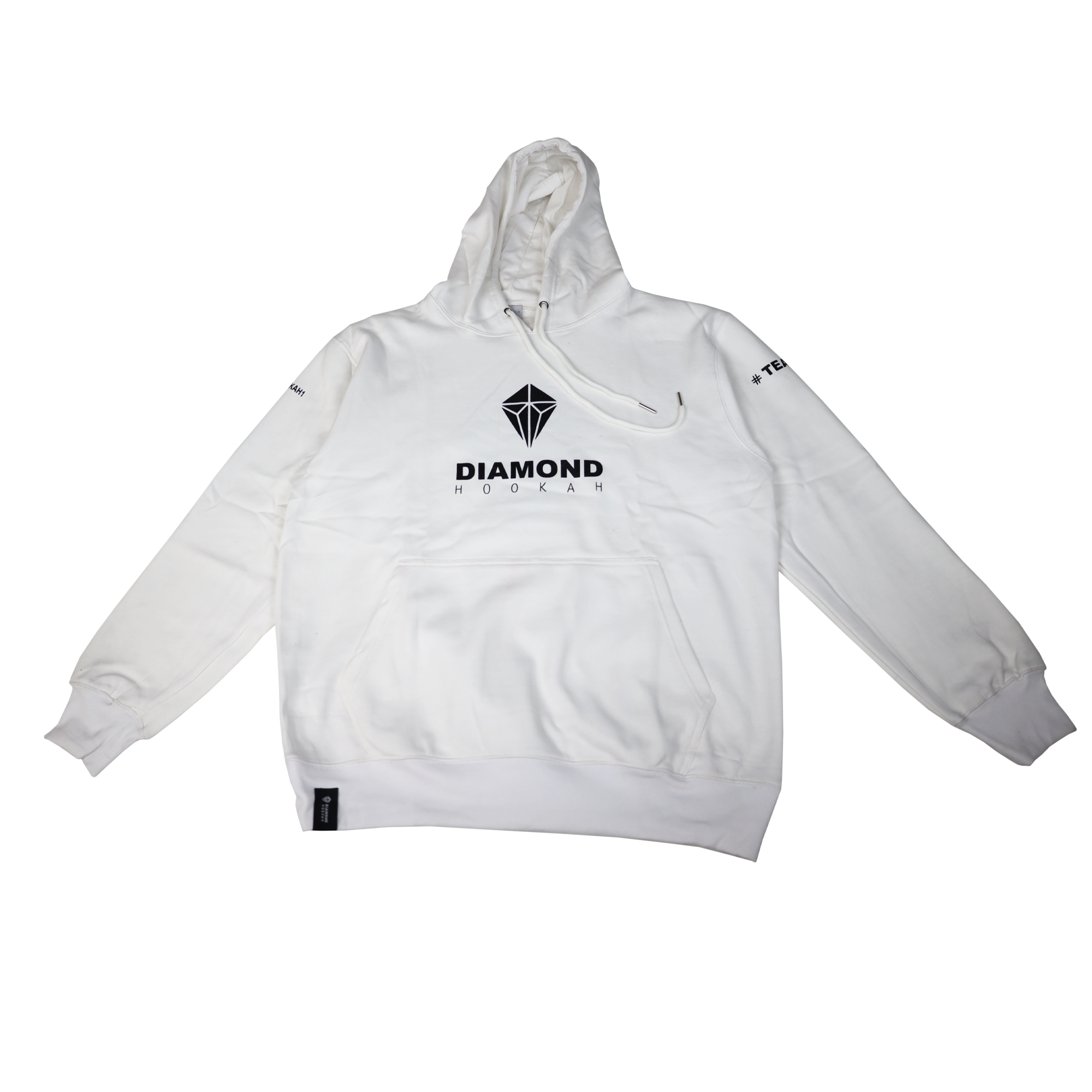 Diamond Hookah Hoodie Weiß