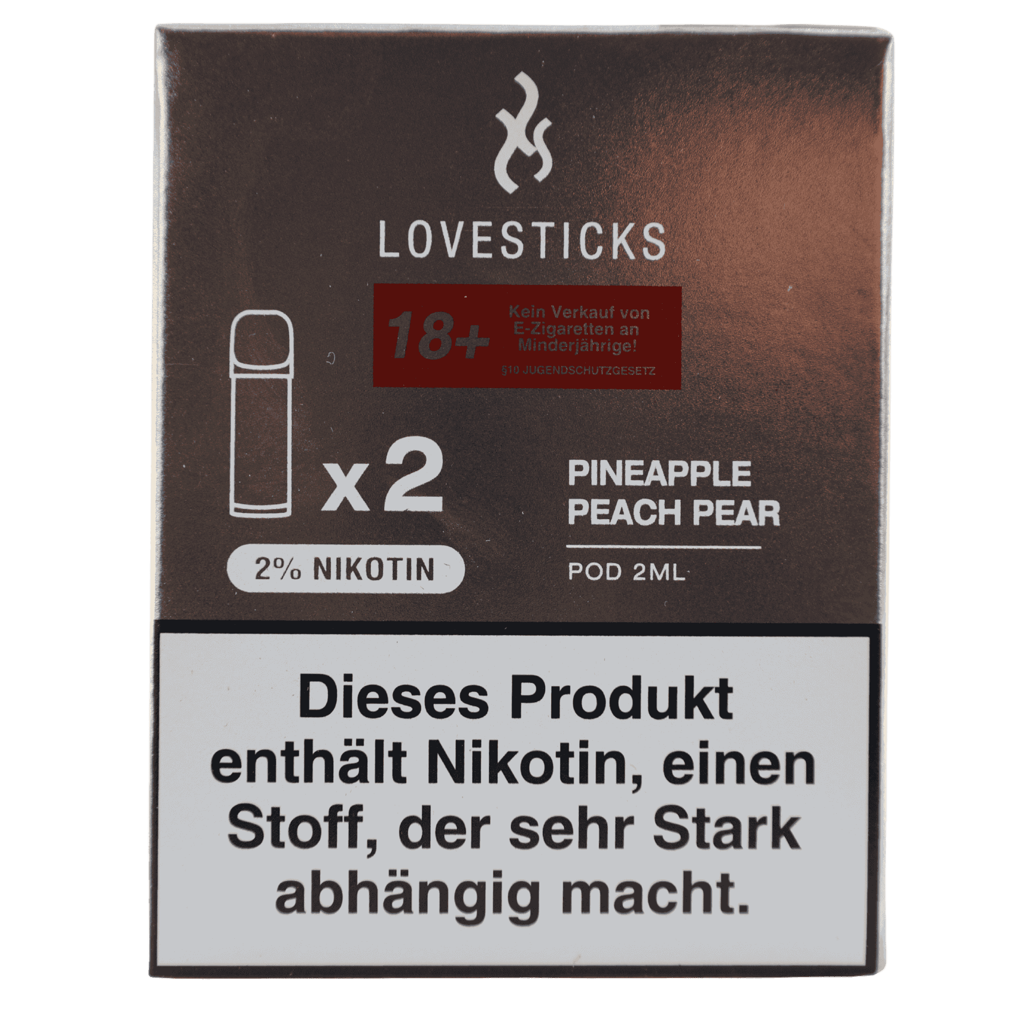 Lovesticks - Luva Pod - Pineapple Peach Pear (2 Stück)
