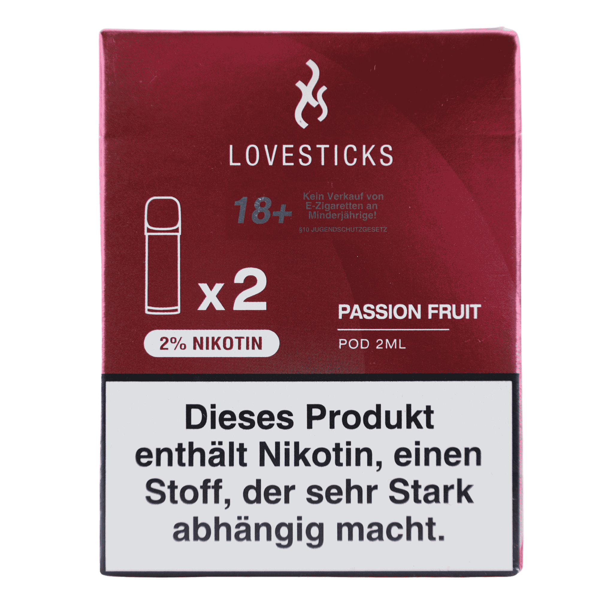Lovesticks - Luva Pod - Passion Fruit (2 Stück)