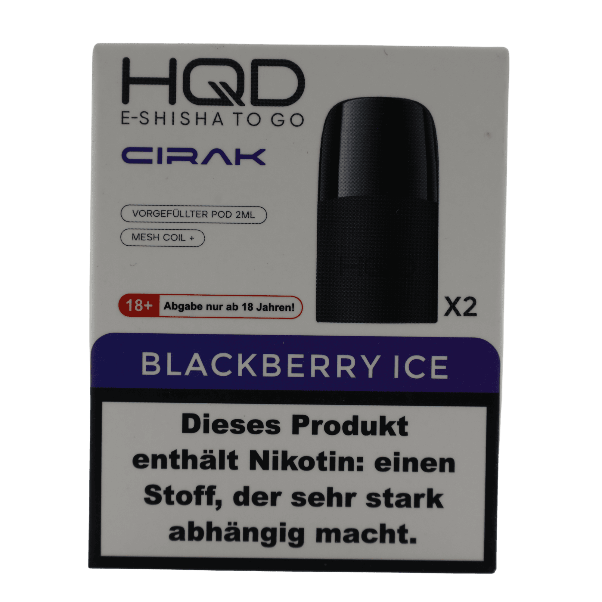 HQD - HQD CIRAK - Blackberry Ice (2 Stück)