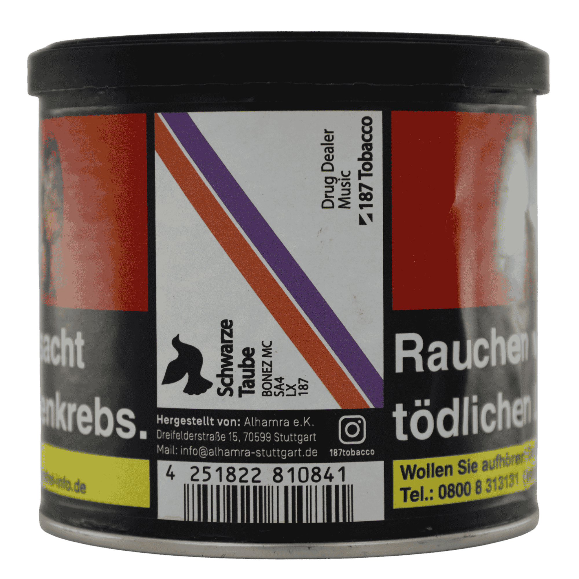 187 Strassenbande Tabak - AMG Schwarze Traube - 200g