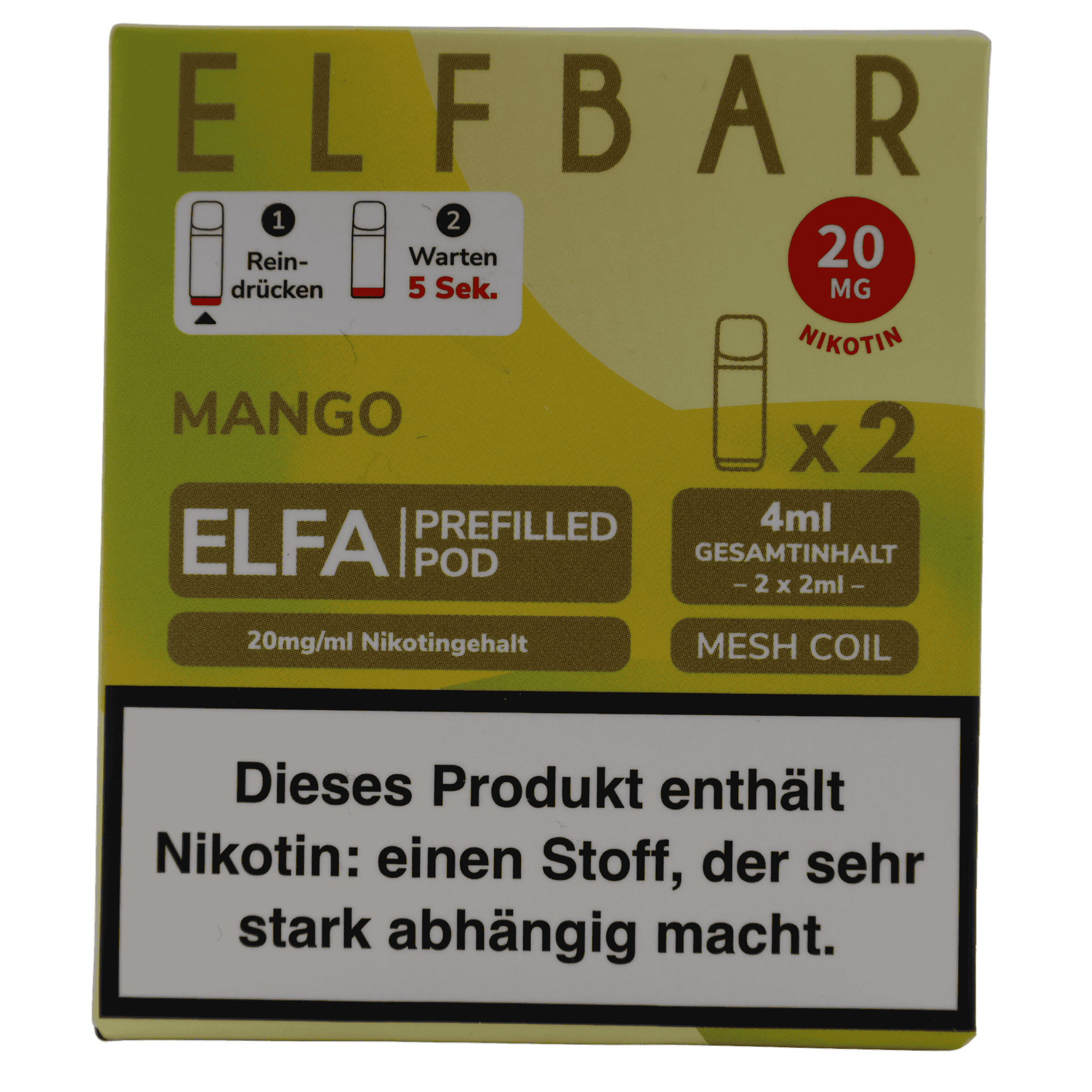 ELFBAR ELFA Pods vorbefllte Pods mit vielen Geschmacksrichtungen ELFBAR ELFA Pods vorbefllte Pods mit vielen Geschmacksrichtungen