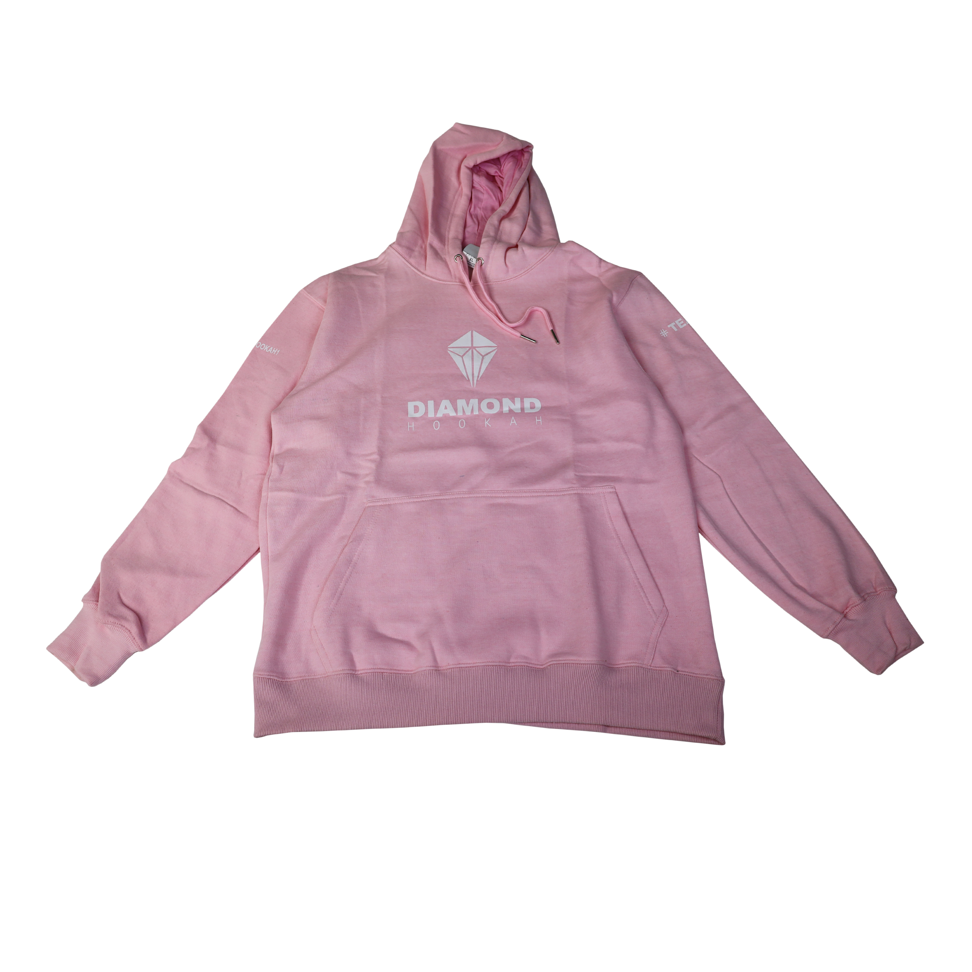 Diamond Hookah Hoodie Pink