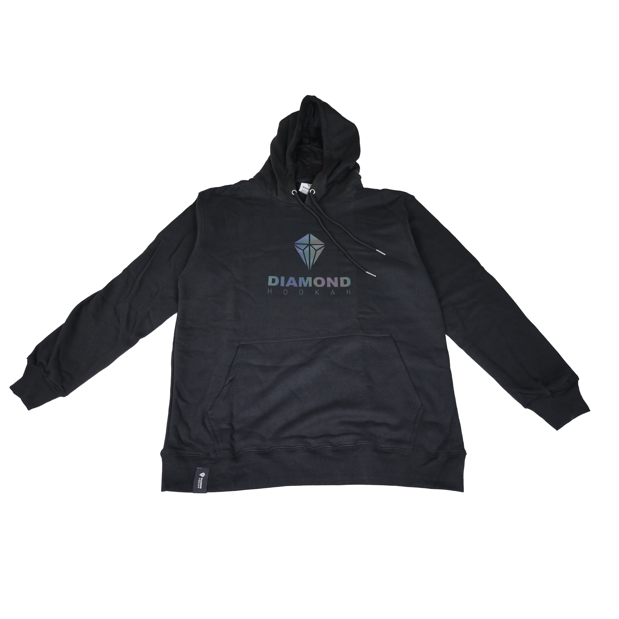 Diamond Hookah Hoodie Schwarz / Rainbow