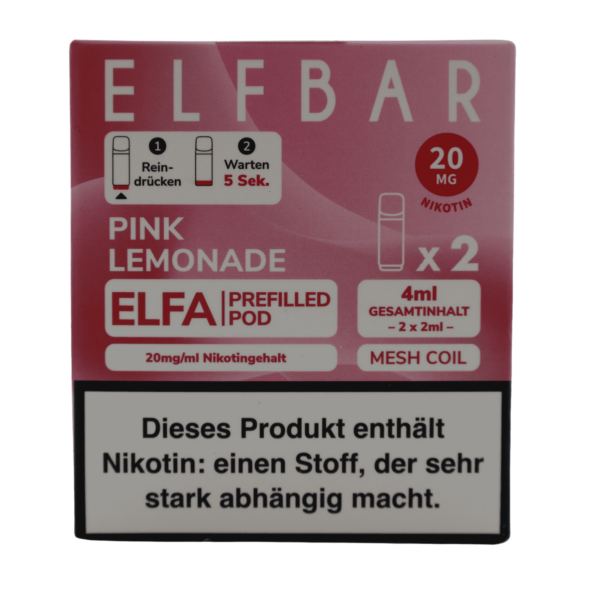 Elfbar - Elfa Pod - Pink Lemonade (2 Stück)