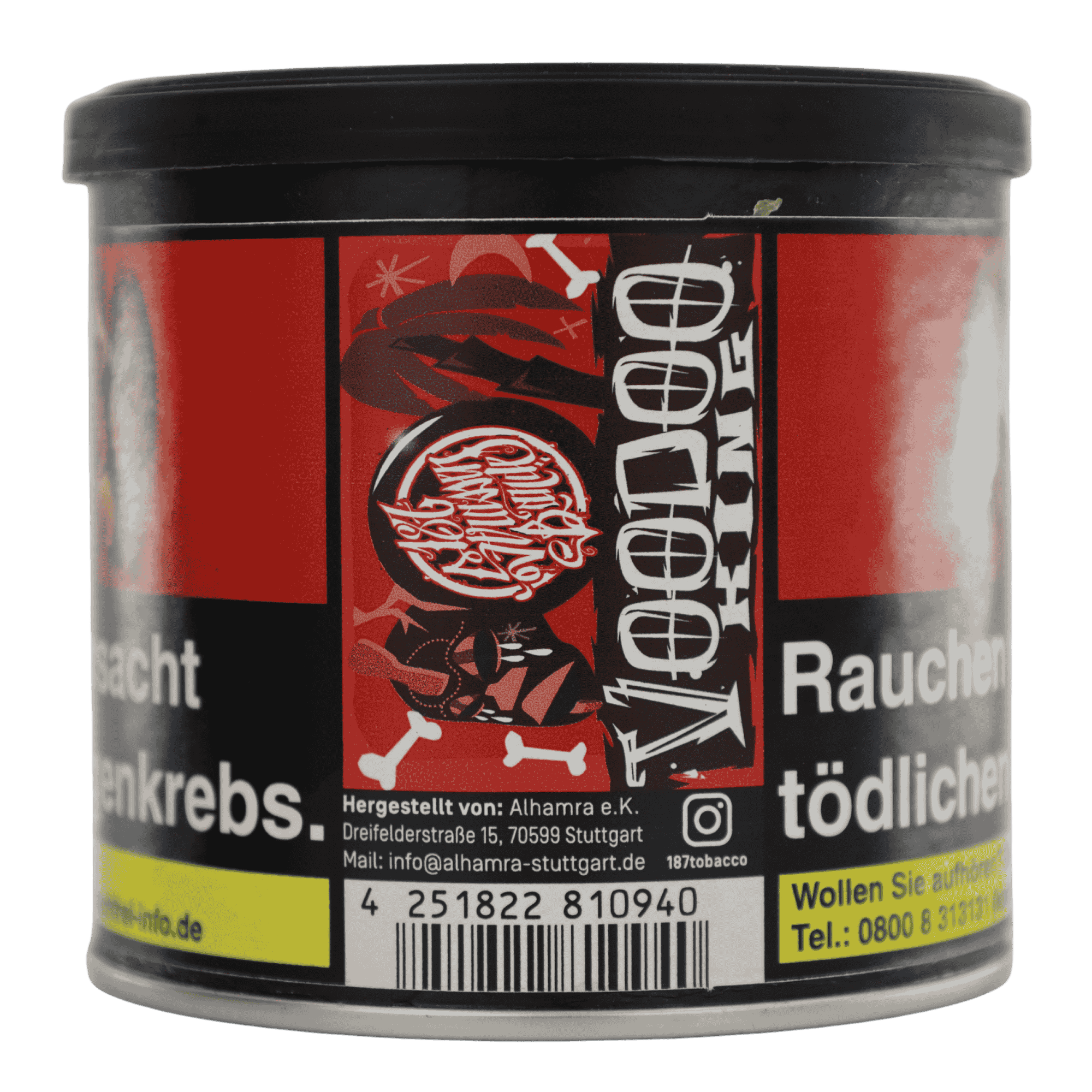 187 Strassenbande Tabak - VooDoo King - 200g