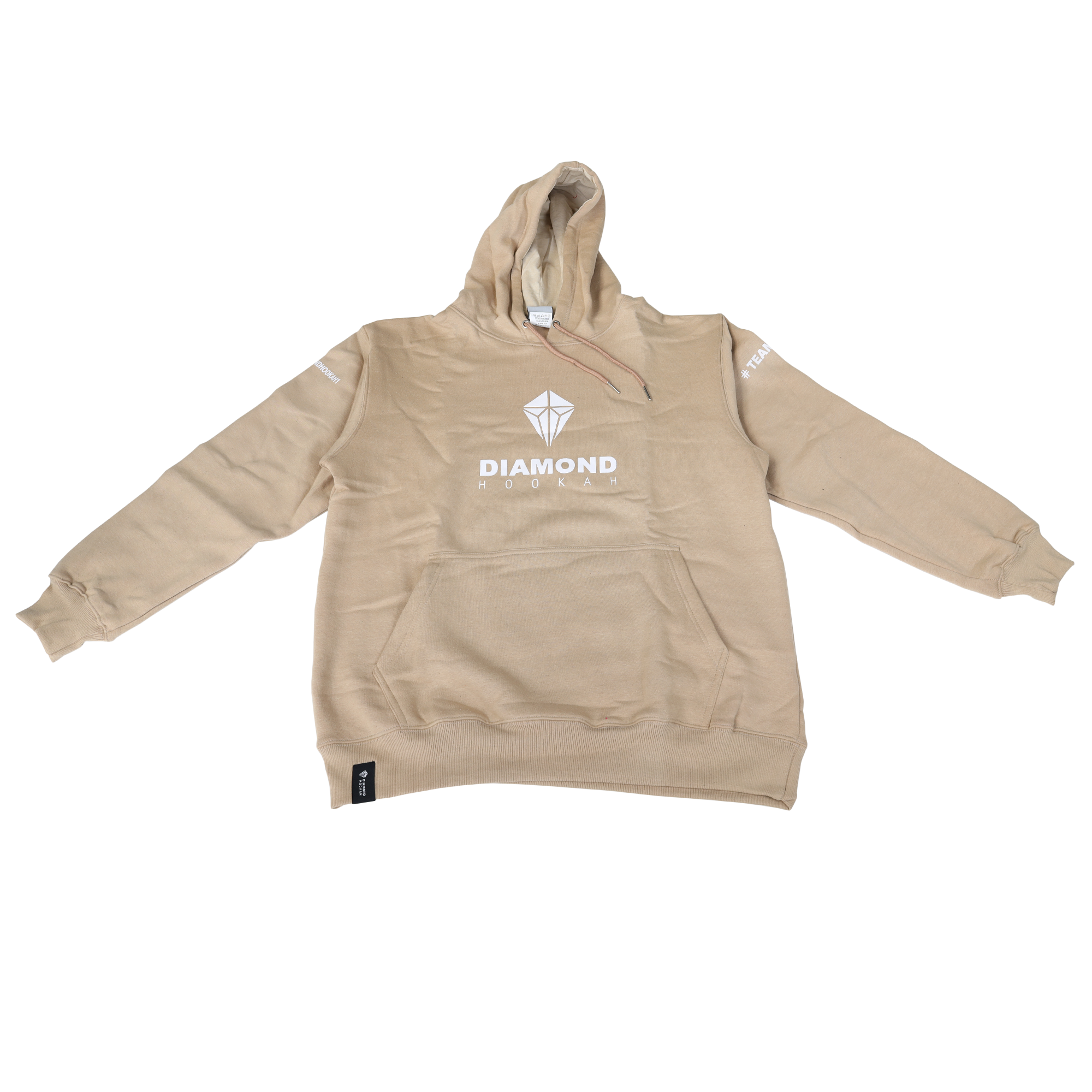 Diamond Hookah Hoodie Sand