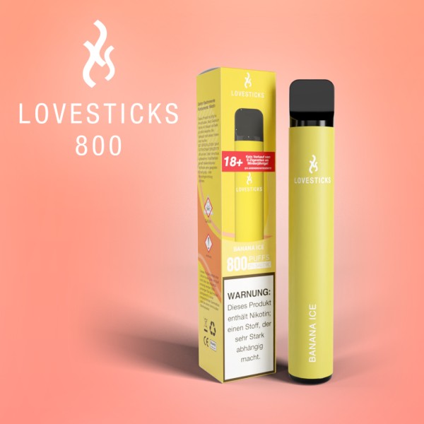 Lovestick - 800 Puffs Banana Ice