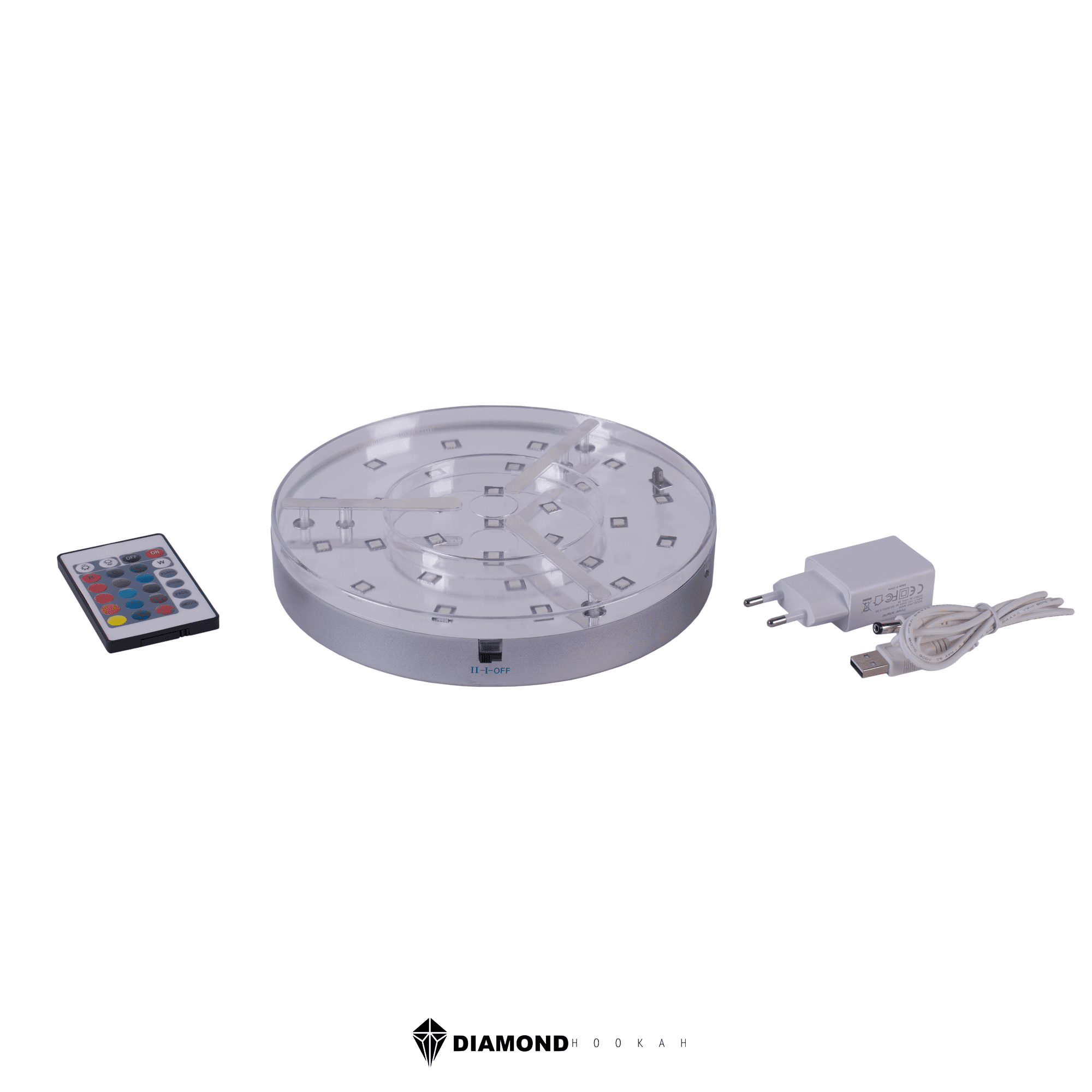 Wasserpfeifen-Zubehör: LED Untersetzer Set