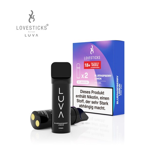 Lovesticks - Luva Pod Blueraspberry Lemon (2 Stück)