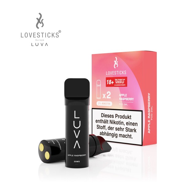 Lovesticks - Luva Pod Apple Raspberry (2 Stück)