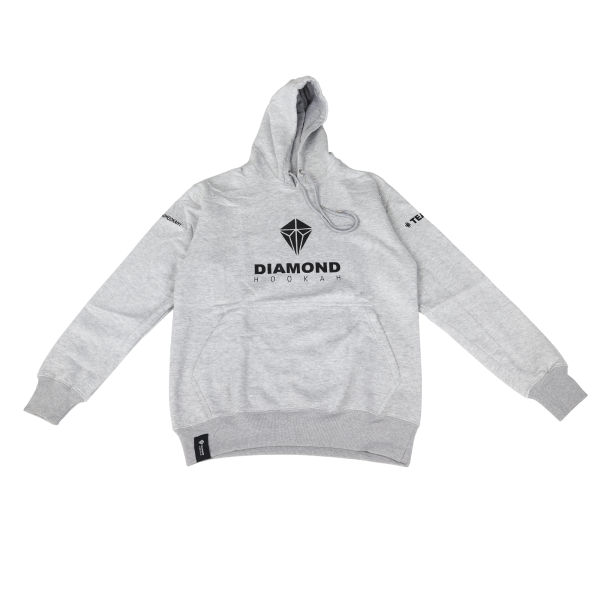 Diamond Hookah Hoodie Grau