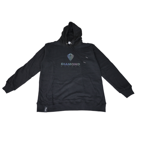 Diamond Hookah Hoodie Schwarz / Rainbow