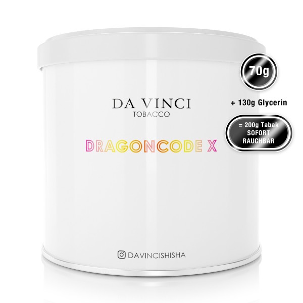 Da Vinci Tobacco - Dragon Code X 70g Rohtabak