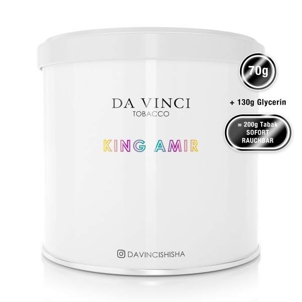 Da Vinci Tobacco - King Amir 70g Rohtabak