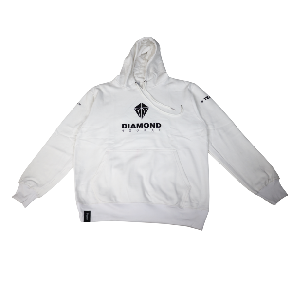 Diamond Hookah Hoodie Weiß