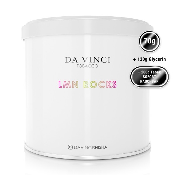 Da Vinci Tobacco - Lmn Rocks 70g Rohtabak