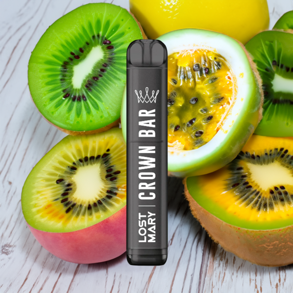 Crown Bar 20mg - Kiwi Passionfruit Guava 600 Puffs