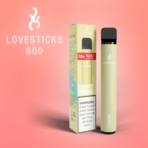 Lovestick - 800 Puffs Lemon
