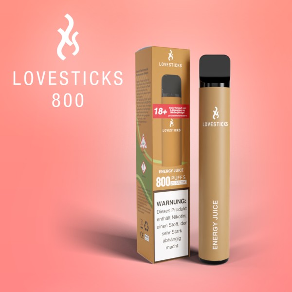 Lovestick - 800 Puffs Energy Juice