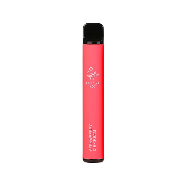 Elf Bar - 600 Puffs Strawberry Ice Cream